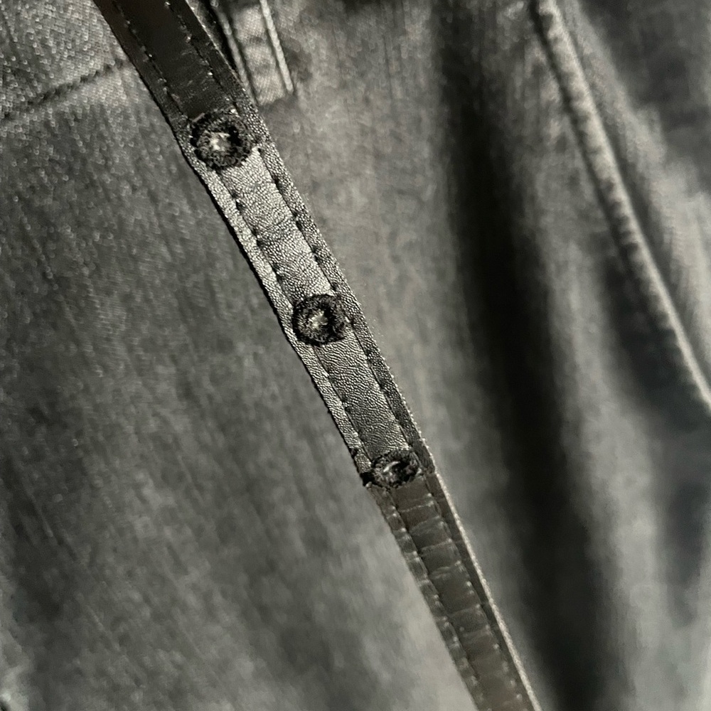 Black Denim Trouser Jeans with removable belt, Size 10 - Picture 8 of 8